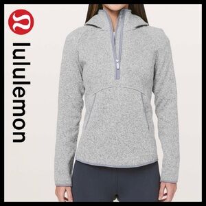Lululemon Fleece & Thank You Pullover• Heathered Silver Lilac💜🩶